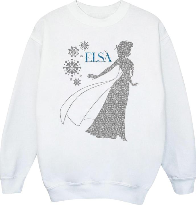 Disney Frozen Elsa Christmas Silhouette Sweatshirt Jungen
