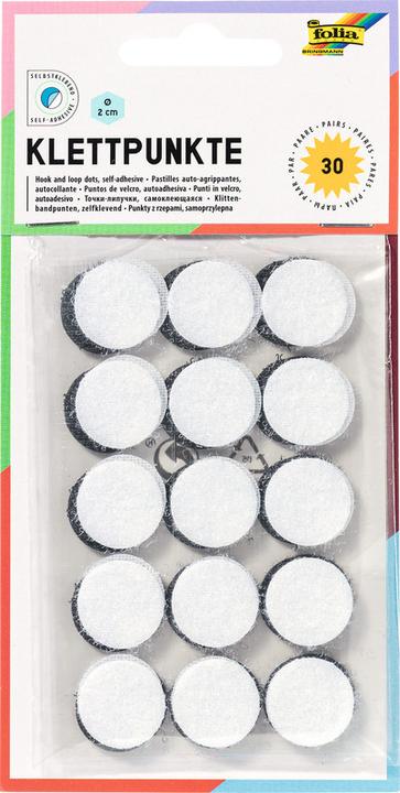 Actual product image Folia Velcro points (20.20 mm)