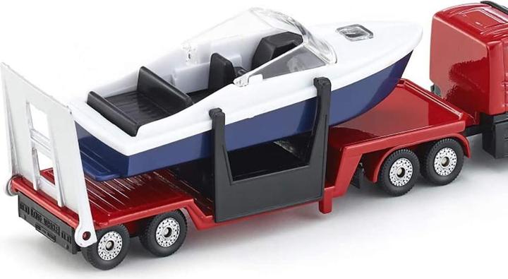 Actual product image Siku Low loader with boat
