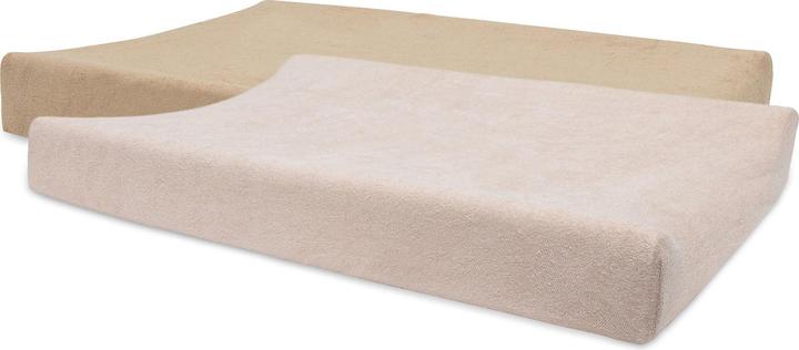Jollein Wickelkissenbezug 2er Set, 50 x 70 cm, Wild Rose/Biscuit (50 x 70 cm)