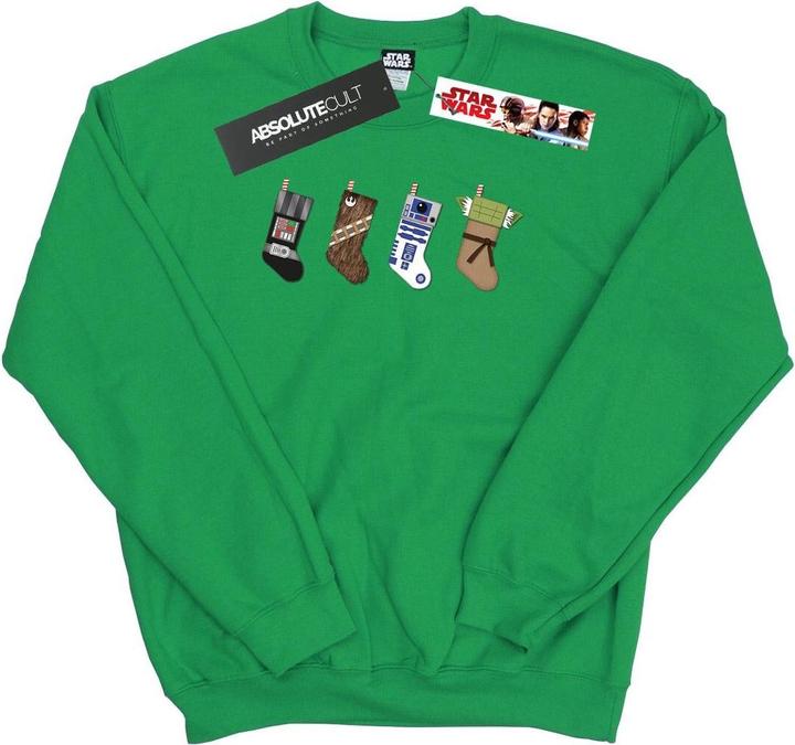 Star Wars Christmas Stockings Sweatshirt (XL)