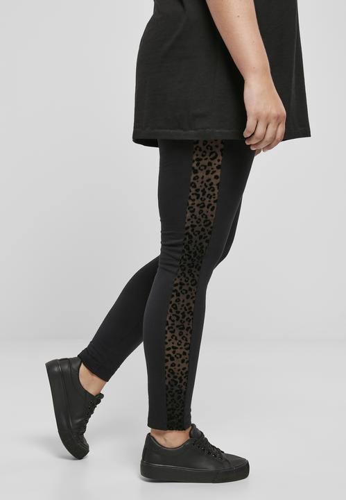 Image du produit Urban Classics Ladies Flock Lace Stripe Leggings (5XL)