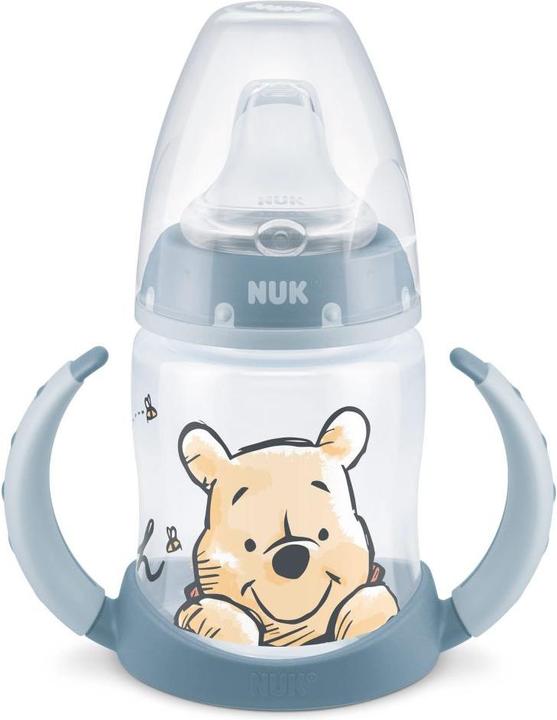 NUK Disney Winnie the Pooh First Choice Baby Bottle Temperature Control, 150ml, 6-18 months, blue... (150 ml)