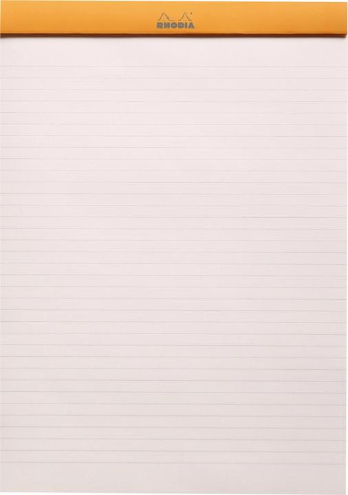 Actual product image Rhodia Blocks stapled 90g Basics (A4, Lined, Soft cover)