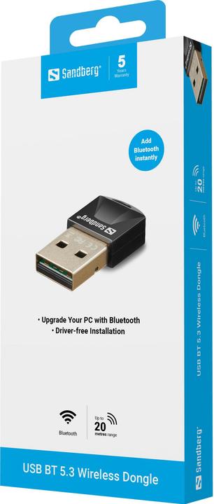 Produktbild Sandberg USB Bluetooth 5.0 Dongle (Empfänger)