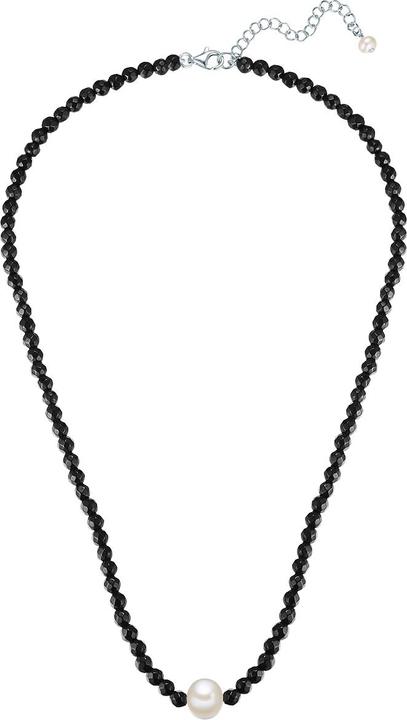 Immagine prodotto Valero Pearls Donna Argento Agata Perle d'acqua dolce coltivate Argento 40,0 cm Catena base + 5,0 cm Estensione - (Argento, 40 - 45 cm)