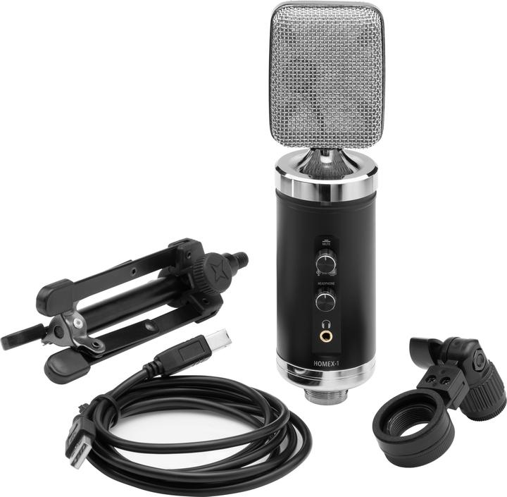 Produktbild Img Stage Line USB-Kleinmembran-Kondensator-Mikrofon für Homerecording und Moderation