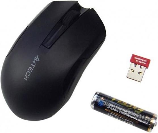 Produktbild A4Tech G3-200N, V-Track padless, black, wireless mouse (Kabellos)