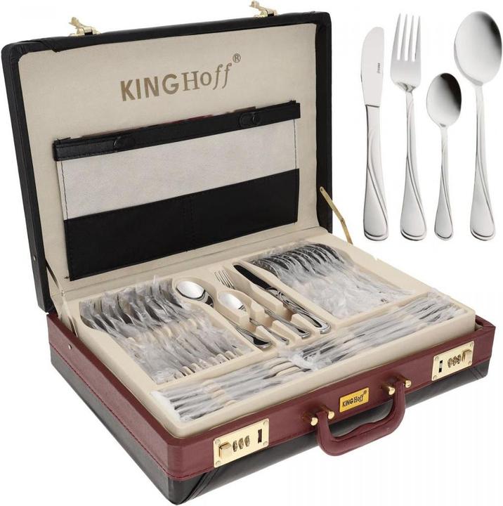 Immagine prodotto Kinghoff UTENSILI PER FALEGNAMERIA 72 ELE. GLOBAS KH-3504 (12 Pezzo/i, Set di posate)