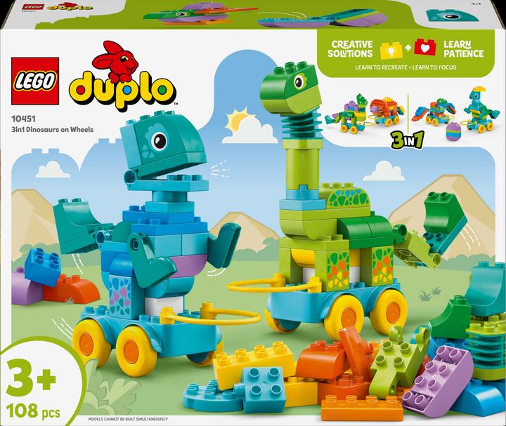 LEGO Dinos auf Rädern 3-in-1-Set (10451)