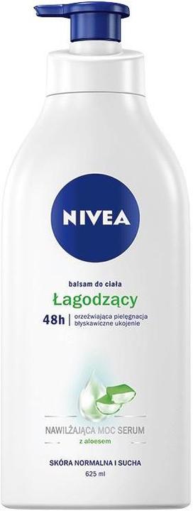 Actual product image NIVEA Moisturizing Power Serum Soothing Body Lotion with Dispenser 625ml (625 ml)