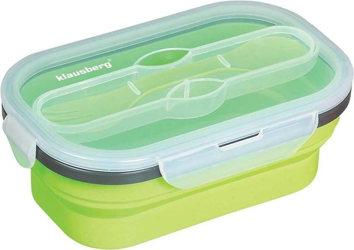 Actual product image Klausberg Lunch box KB-7022 with spoon and fork