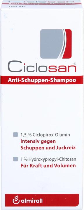 Image du produit Almirall Shampooing antipelliculaire Ciclosan, 100 ml Shampooing (100 ml, Shampoing liquide)