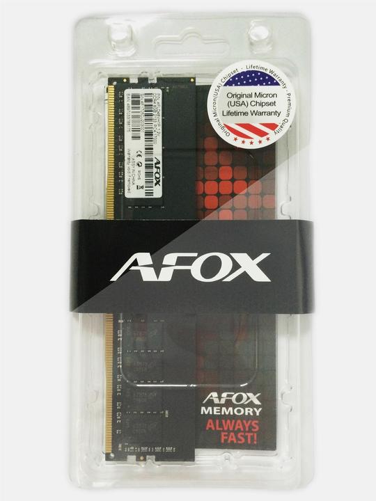 Produktbild AFOX DDR4 memory, 16 GB, 2666 MHz, CL19 (AFLD416FS1P) (1 x 16GB, 2666 MHz, DDR4-RAM, U-DIMM)