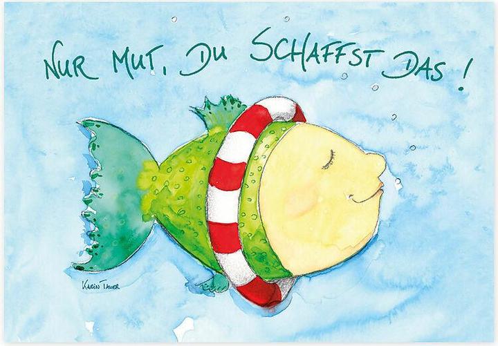 Immagine prodotto Postkarte. Glcksbotschaften / Du schaffst das / Quer