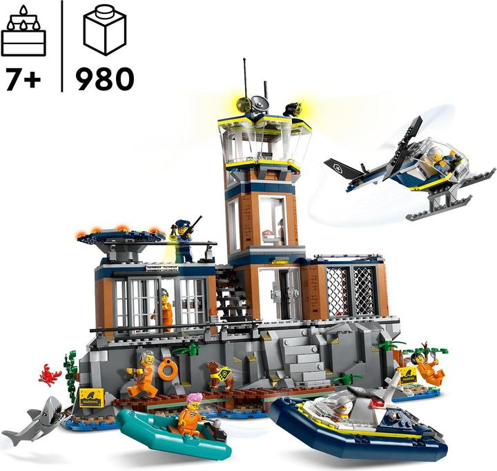 Productafbeelding LEGO 60419 Politiebureau op Gevangeniseiland (60419, LEGO Stad)