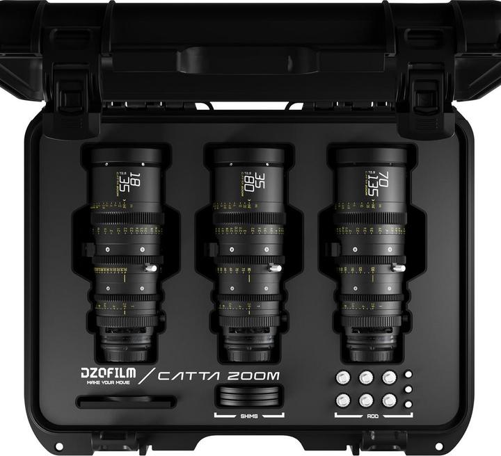 Produktbild Dzofilm Catta Zoom Bundles 18-35/35-80/70-135 T2.9-E Mount(Black) (Sony E, Vollformat)