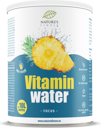 Nature's Finest Vitamin Water FOCUS Getränkepulver 200g, vegan (1 Stück, Pulver, 200 g)