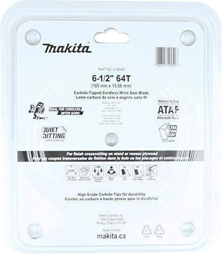 Productafbeelding Makita B-56502 TCT zaag 165X1.9X20mm 10 ° T64 MAKBLADE PLUS