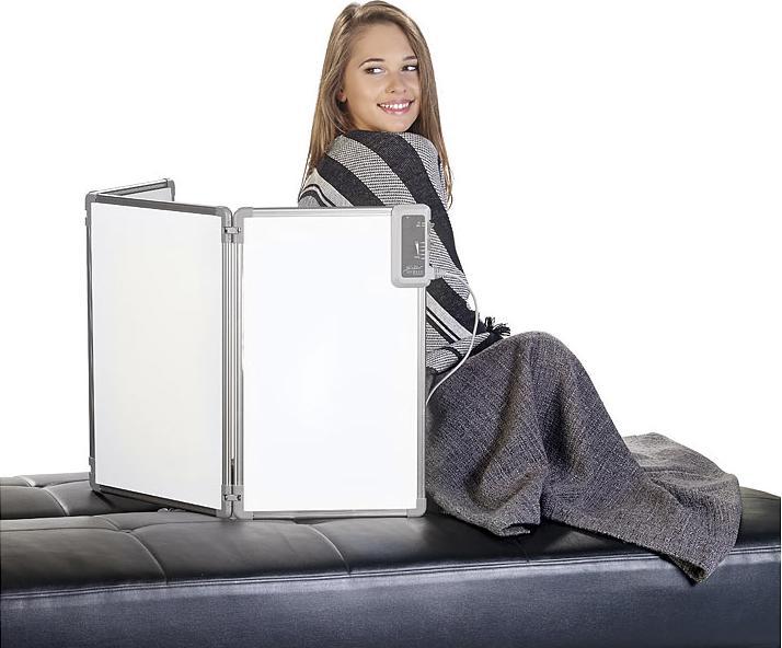 Produktbild Sichler Faltbares Fern-Infrarot-Heizpanel mit Alu-Rahmen (315 W)