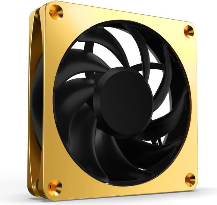 Produktbild Alphacool Apex Stealth Metal Power 120mm L?fter 3000rpm (gold/schwarz) (120 mm, 1 x)