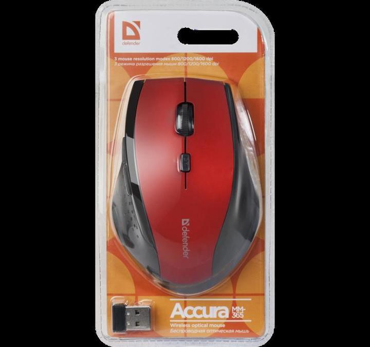 Actual product image Defender Accura MM-365 mouse (52367) (Wireless)