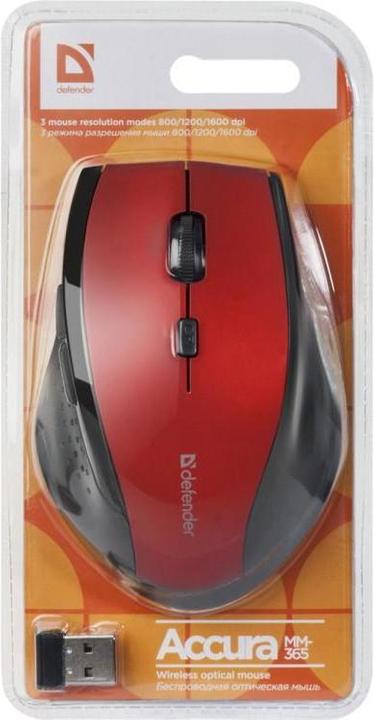 Actual product image Defender Accura MM-365 mouse (52367) (Wireless)