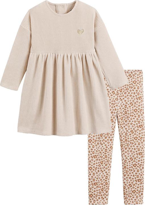 La Redoute Collections Set aus Kleid und Leggings