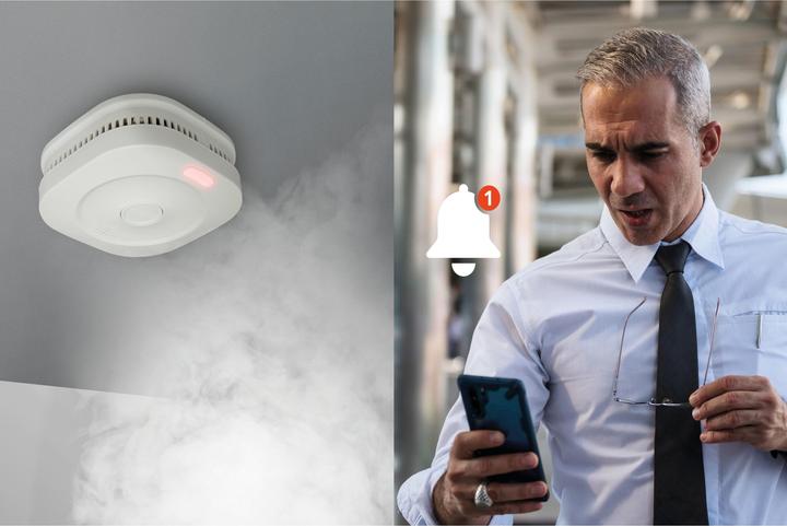 Actual product image Alecto Smoke detector Smartsmoke11 white