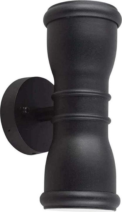 Produktbild Elstead Lighting Malvern LED Aussen-Wandleuchte GU10 2-fach Schwarz IP44 (1 x)