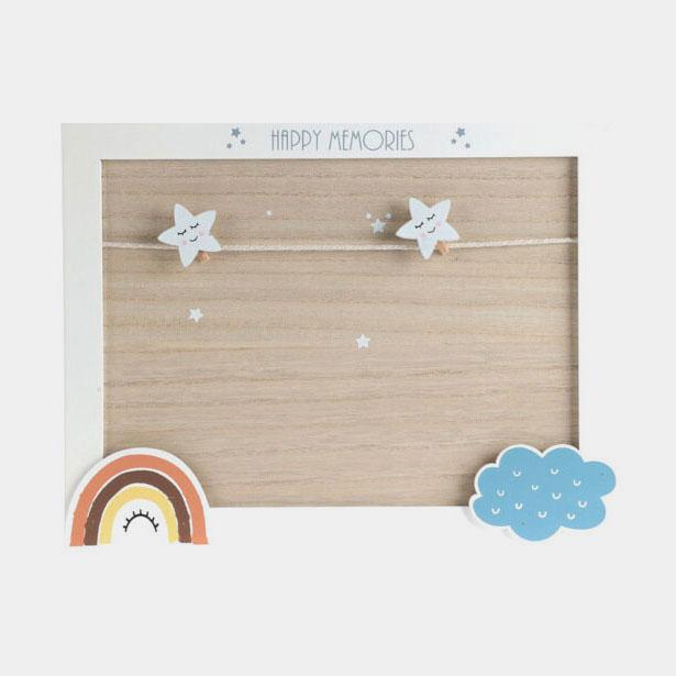 Actual product image Memo board MDF rainbow