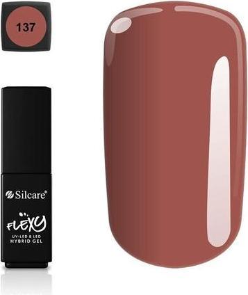 Immagine prodotto Silcare Lacca ibrida Flexy Hybrid Gel 137 4,5G (137, Smalto per unghie effetto gel)