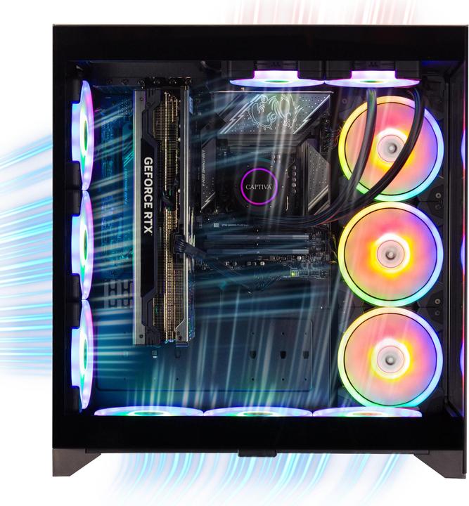 Actual product image Captiva PC Highend Gaming R83-487 (Ryzen 9 7950X3D/RTX4070 Super 12GB GDDR6X/SSD 2TB/32GB/WLAN/Windows 11 H (AMD Ryzen 9 7950X3D, 32 GB, 2000 GB, GeForce RTX 4070 Super)