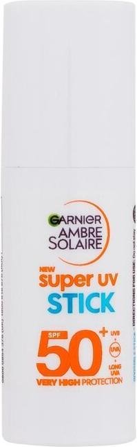 Immagine prodotto Garnier Ambre Solaire Super UV Stick SPF 50+ - Protects from UV Damage (Stick solare, SPF 50, 9 ml)