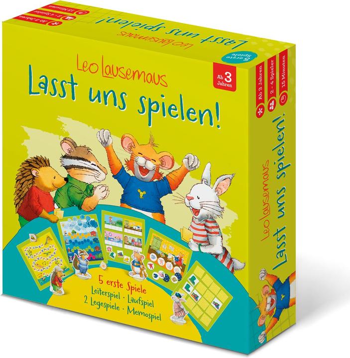 Produktbild Leo Lausemaus: Lasst uns spielen! – Spielesammlung (Deutsch)