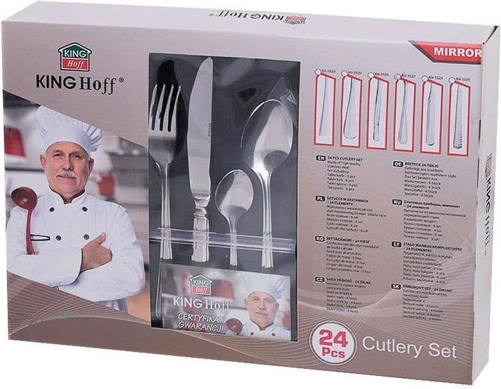 Image du produit Kinghoff TABLE TOOLS 30 ITEMS. GLOSSY KH-1513 (6 pièce(s), Set de couverts)
