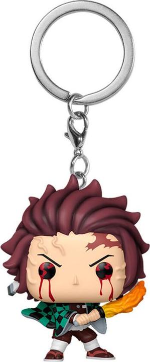 Funko Demon Slayer: Kimetsu no Yaiba POP! Vinyl Schlüsselanhänger 4 cm Tanjiro (Sun Breathing) (12)