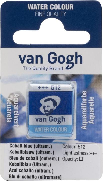 Produktbild Van Gogh Aquarellfarbe 512 Kobaltblau, 1 Stück (Kobaltblau, 1000 ml)