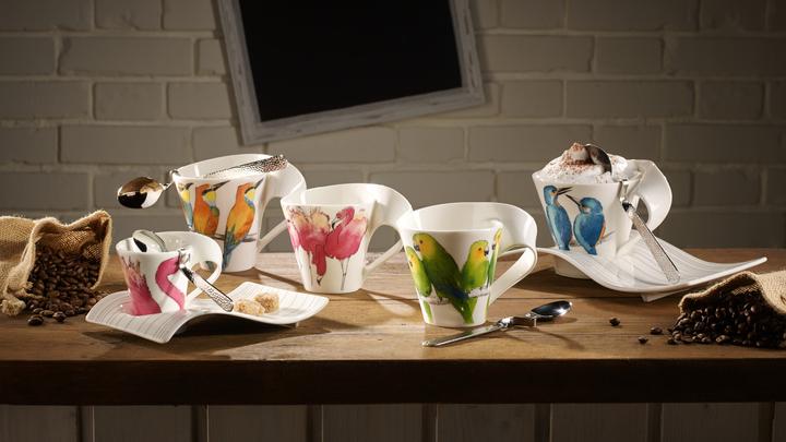 Produktbild Villeroy & Boch Becher mit Henkel (Geschenkkarton) NewWave Caffè Rosa Flamingo (300 ml, 1 x)