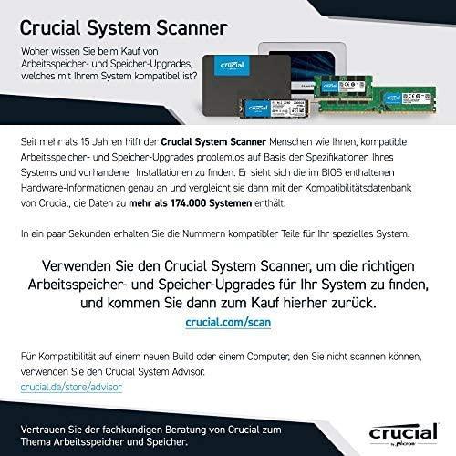 Actual product image Crucial 8 GB, DDR4, 3200 MHz, Notebook, Registered No, ECC No (3200 MHz, DDR4-RAM, SO-DIMM)
