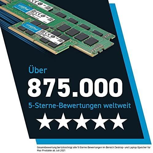 Actual product image Crucial 8 GB, DDR4, 3200 MHz, Notebook, Registered No, ECC No (3200 MHz, DDR4-RAM, SO-DIMM)