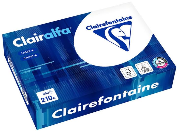 Produktbild Clairefontaine Clairalfa (210 g/m², 250 x, A4)
