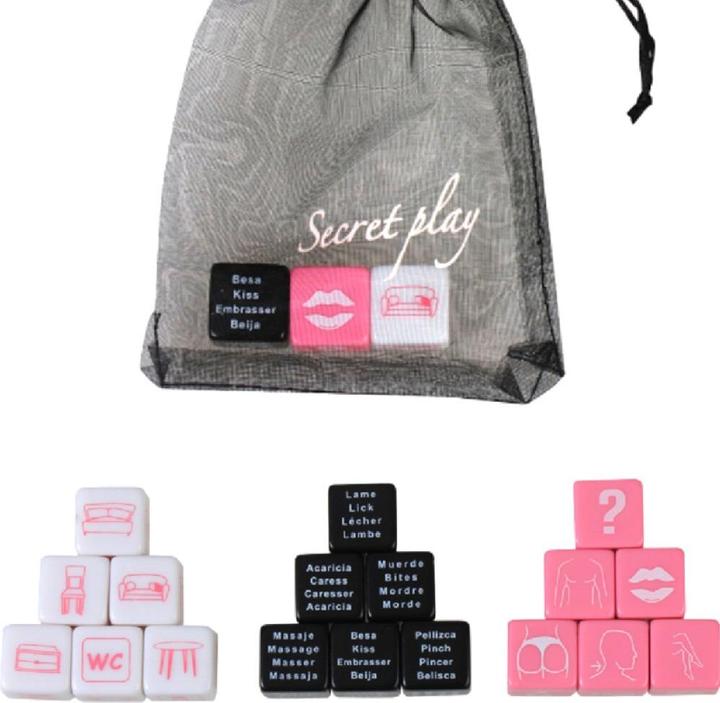Produktbild Secret play SECRETPLAY JUEGO 3 DADOS (ES/PT/EN/FR) (Würfelspiel, Französisch, Portugiesisch, Spanisch, Englisch)
