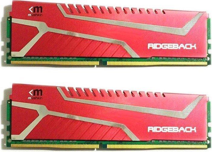 Actual product image Mushkin DDR4 - 16 GB -3466 - CL - 18 - Dual kit - Redline (red, MRB4U346JLLM8GX2) (2 x 8GB, 3466 MHz, DDR4-RAM, DIMM)