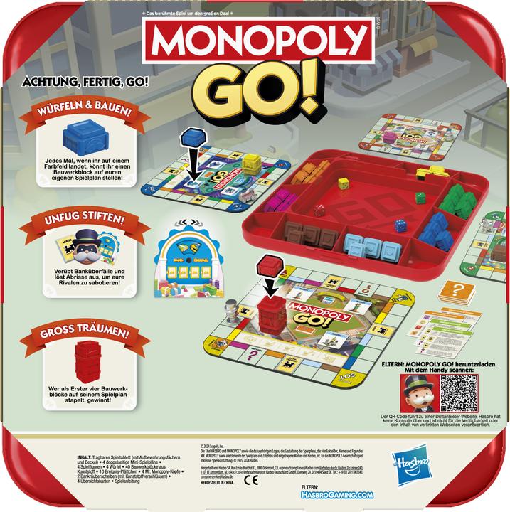 Actual product image Hasbro Monopoly Go (German)