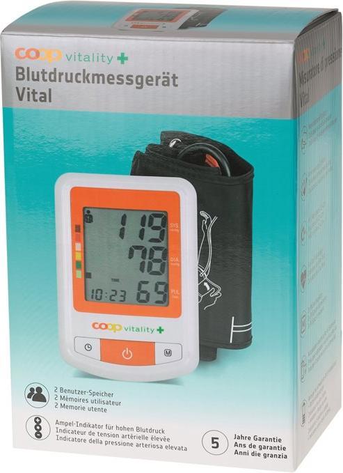Produktbild Coop Vitality Blutdruckmessgerät Vital (Blutdruckmessgerät Oberarm)
