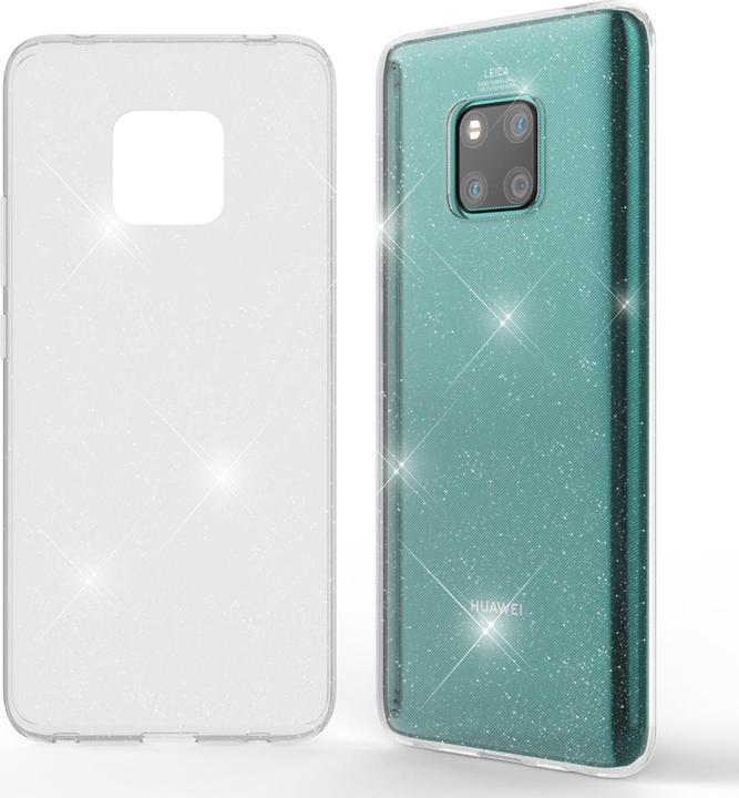 Immagine prodotto Nalia Copertura in silicone trasparente con glitter (Mate 20 Pro)