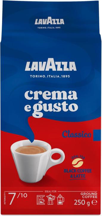 Lavazza Crema e Gusto Classico (Tostatura media, 250 g)