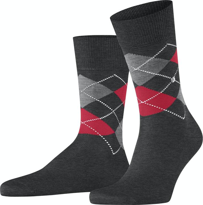 Burlington Socken "Manchester" anthrazit (Einzelpack, 40 - 46)