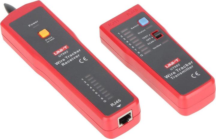 Produktbild Uni-T WIRE PAIR DETECTOR WITH CABLE TESTER RJ-45 UT-682